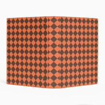Motif diamant damier marron corail