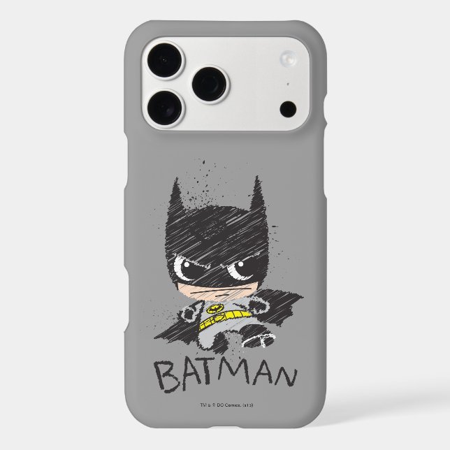 Mini Classic Batman Sketch (Back)