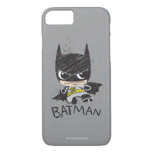 Mini Classic Batman Sketch Case-Mate iPhone Case