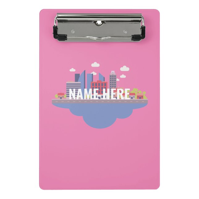 Mini Clipboard logo City name (Front)