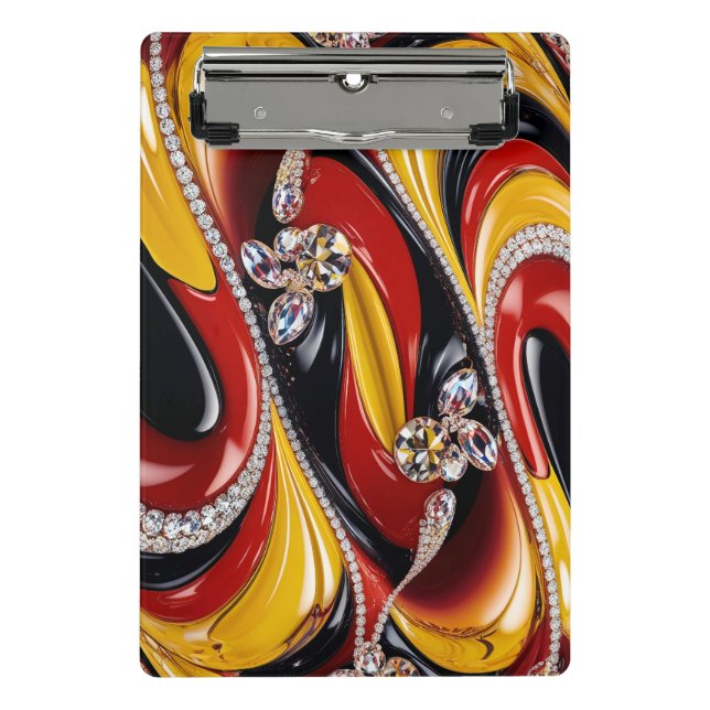 Mini clipboard with Belgian Colours (Front)