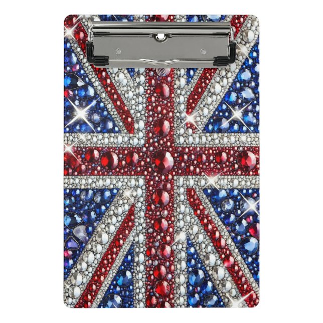 Mini clipboard with British Colours (Front)