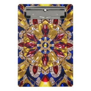 Mini clipboard with Colombia Colours