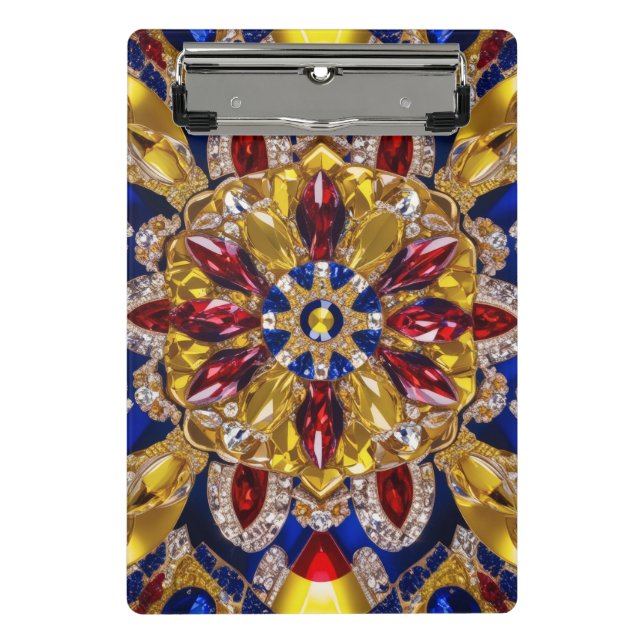 Mini clipboard with Colombia Colours (Front)