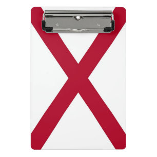 Mini clipboard with flag of Alabama, USA