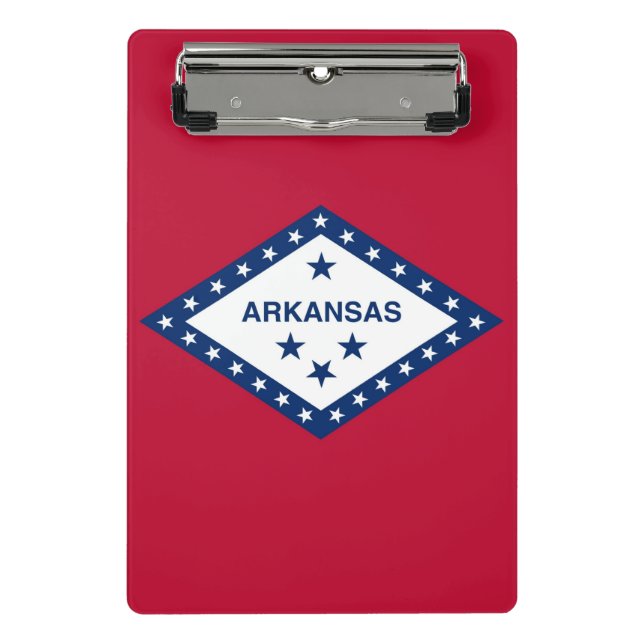 Mini clipboard with flag of Arkansas, USA (Front)