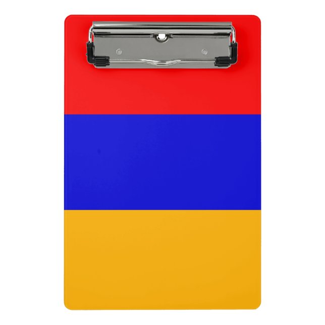 Mini clipboard with flag of Armenia (Front)