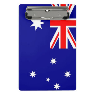 Mini clipboard with flag of Australia