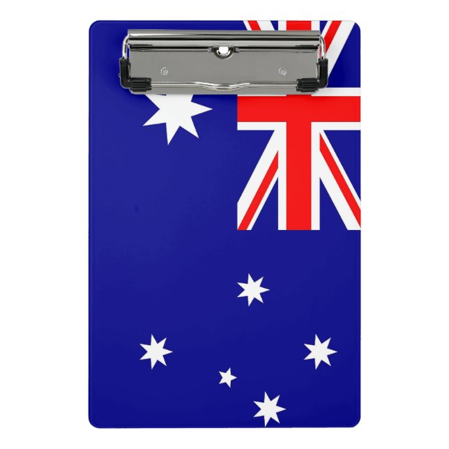 Mini clipboard with flag of Australia (Front)