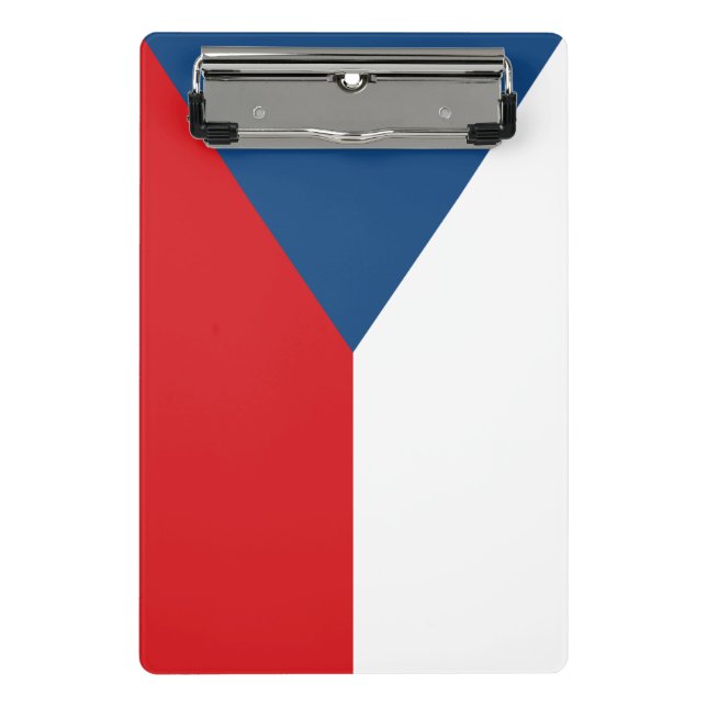 Mini clipboard with flag of Czechia (Front)