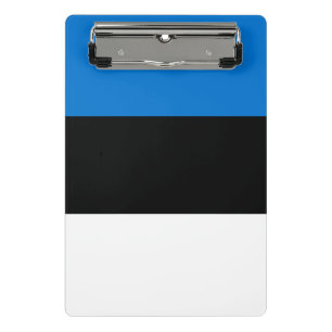 Mini clipboard with flag of Estonia