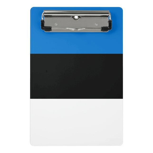 Mini clipboard with flag of Estonia (Front)