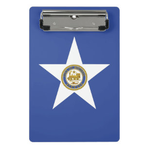 Mini clipboard with flag of Houston, USA