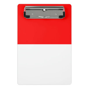 Mini clipboard with flag of Indonesia