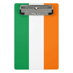 Mini clipboard with flag of Ireland
