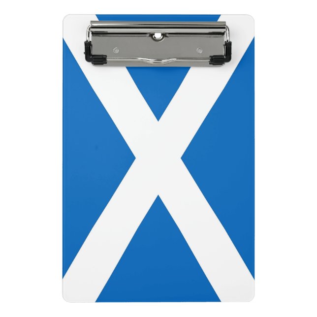 Mini clipboard with flag of Scotland, UK (Front)