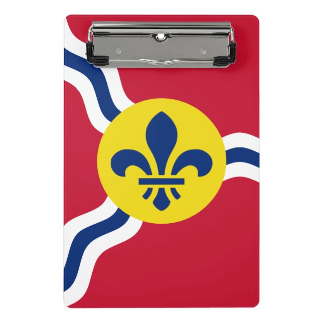 Mini clipboard with flag of St. Louis, Missouri (Front)