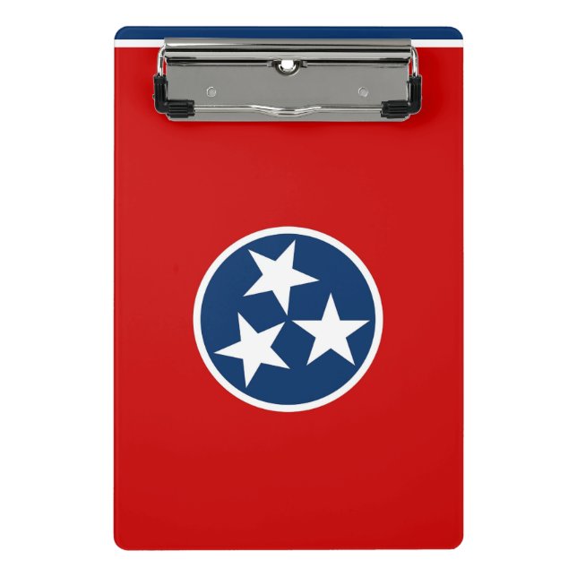 Mini clipboard with flag of Tennessee, USA (Front)
