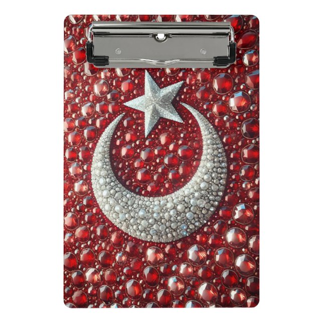 Mini clipboard with Turkish Colours (Front)