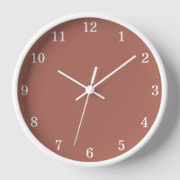 Mini-Coca Sienna Horloge murale