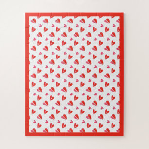 MINI COEURS 16"X20" Gros Pièces Puzzle