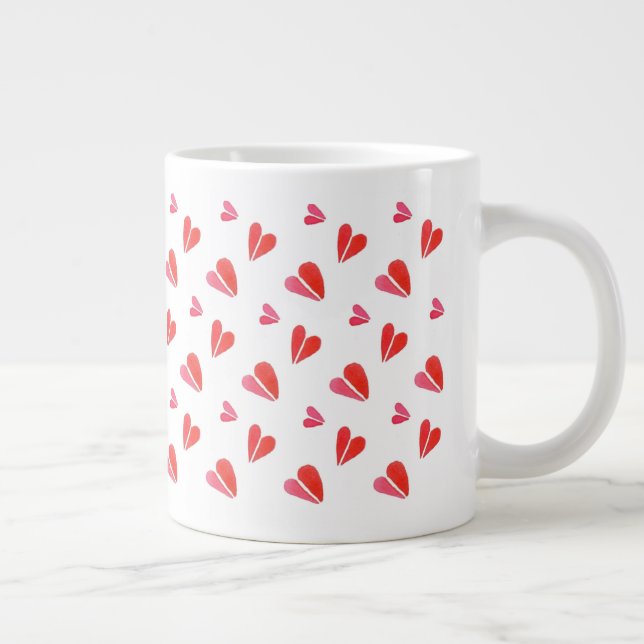 MINI COEURS Grand Mug (Droite)