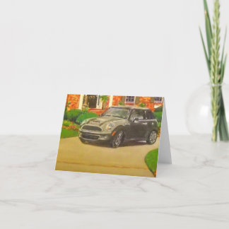 Mini Cooper Card