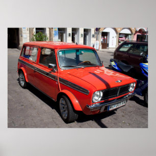 Mini Cooper Clubman Estate Wagon Poster