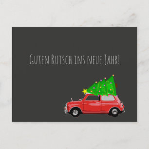 MINI COOPER HOLIDAY POSTCARD