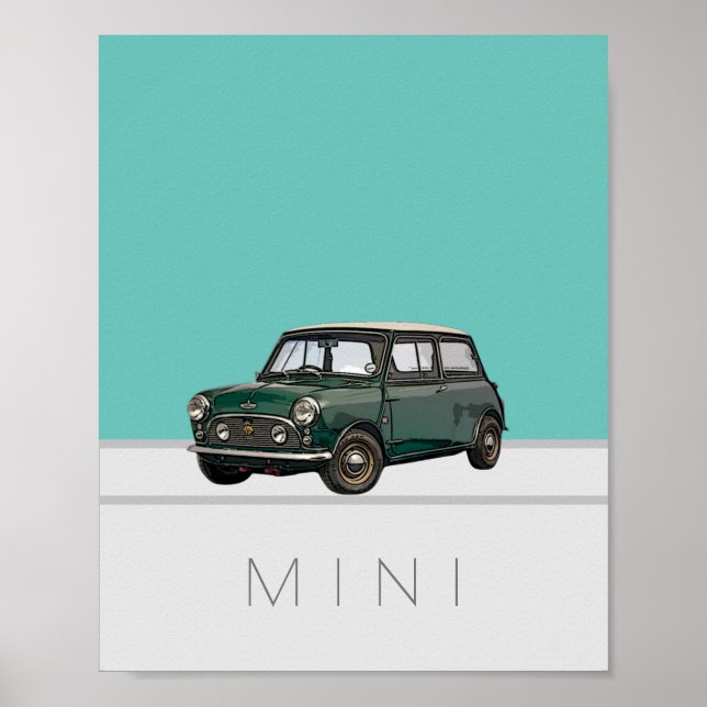 Mini Cooper Poster  (Front)