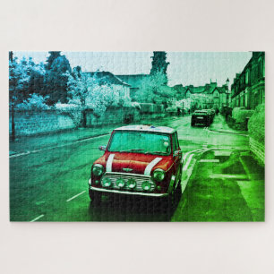 Mini Cooper Puzzle JowannaArt