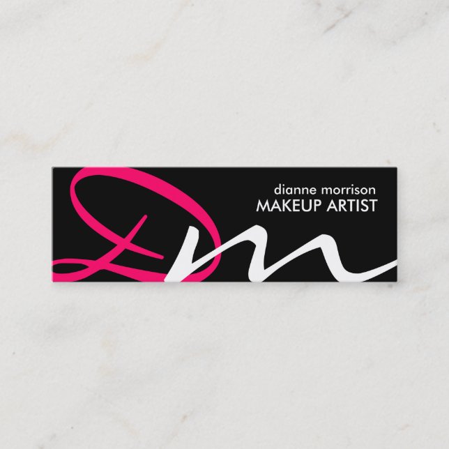 Mini COUTUME des étiquettes | de monogramme (Devant)