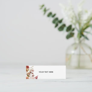 Mini Créez Votre Propre Carte de Visite Florale
