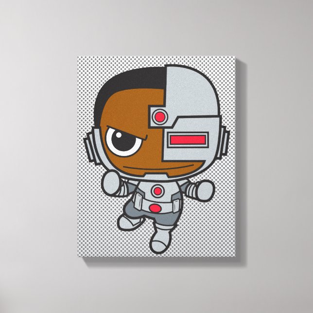 Mini Cyborg Canvas Print (Front)