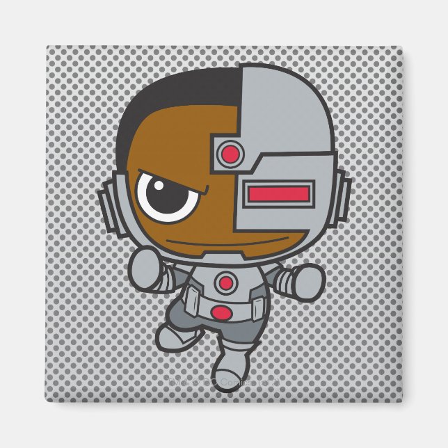 Mini Cyborg Magnet (Front)