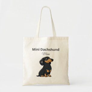 Mini Dachshund Mom Tote Cute Dog Gift Bag