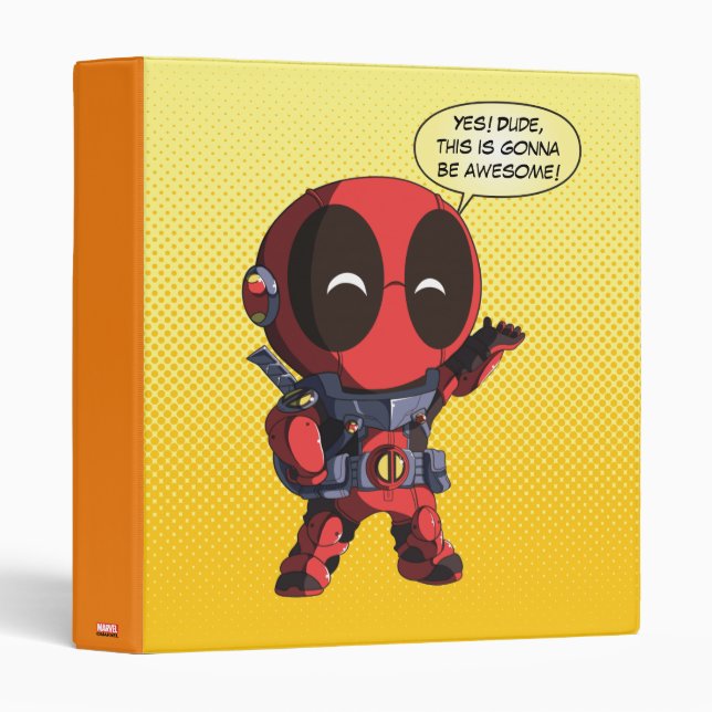 Mini Deadpool in Armour Binder (Front/Spine)