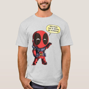 Mini Deadpool in Armour T-Shirt