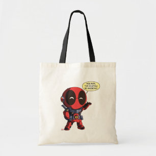 Mini Deadpool in Armour Tote Bag