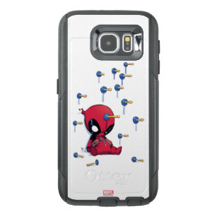 Mini Deadpool Suction Cup Darts OtterBox Samsung Galaxy S6 Case