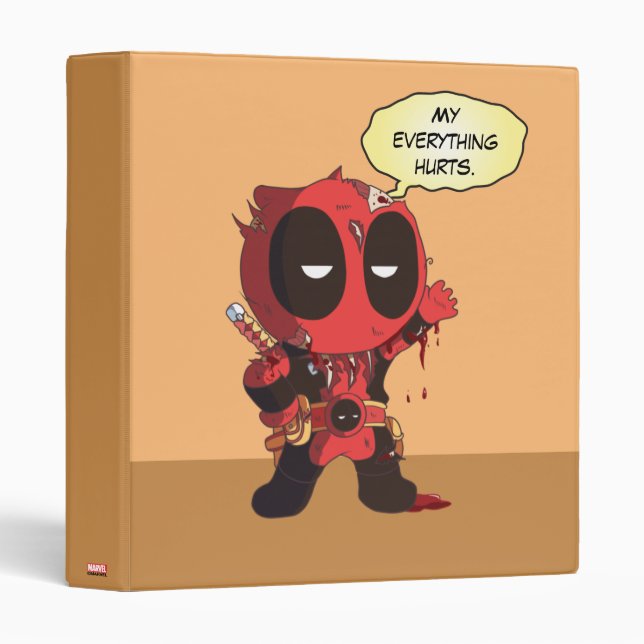 Mini Deadpool Survivor Binder (Front/Spine)