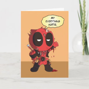 Mini Deadpool Survivor Card