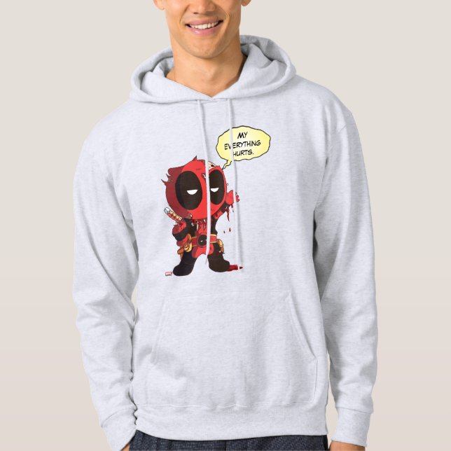 Mini Deadpool Survivor Hoodie (Front)