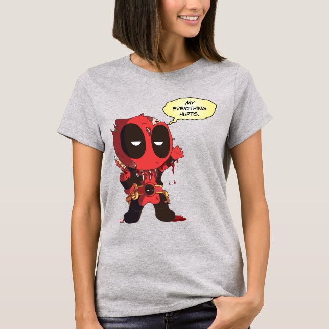 Mini Deadpool Survivor T-Shirt (Front)