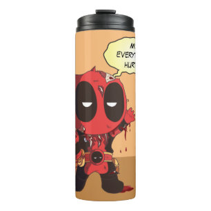 Mini Deadpool Survivor Thermal Tumbler