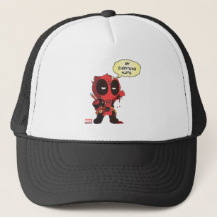 Mini Deadpool Survivor Trucker Hat