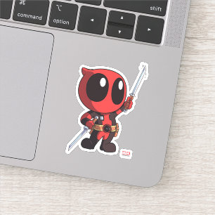Mini Deadpool With Two Swords