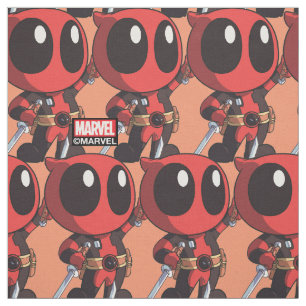 Mini Deadpool With Two Swords Fabric