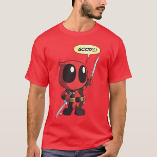 Mini Deadpool With Two Swords T-Shirt
