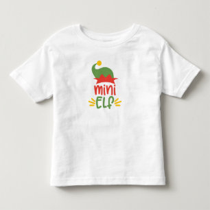 Mini Elf Christmas Holiday Toddler T-Shirt